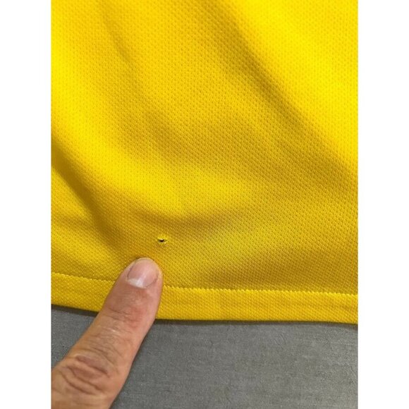 CBF Brazil Home Nike DRI-FIT Jersey Mens Large Yellow Short Sleeve. - Picture 7 of 15